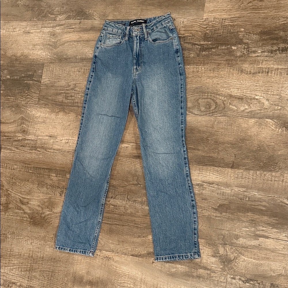 Women's High Rise Blue Jeans